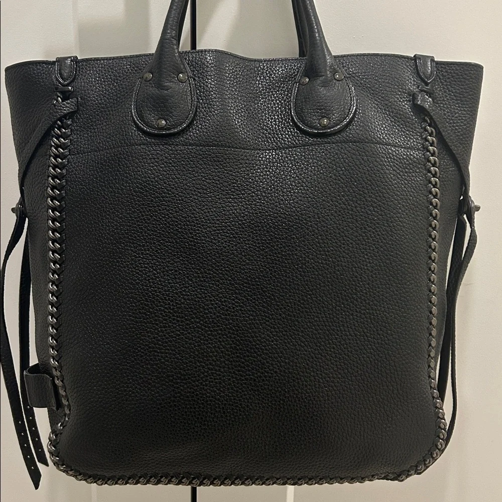 Coach Tatum Tall Tote in Whiplash Leather & Gunmetal